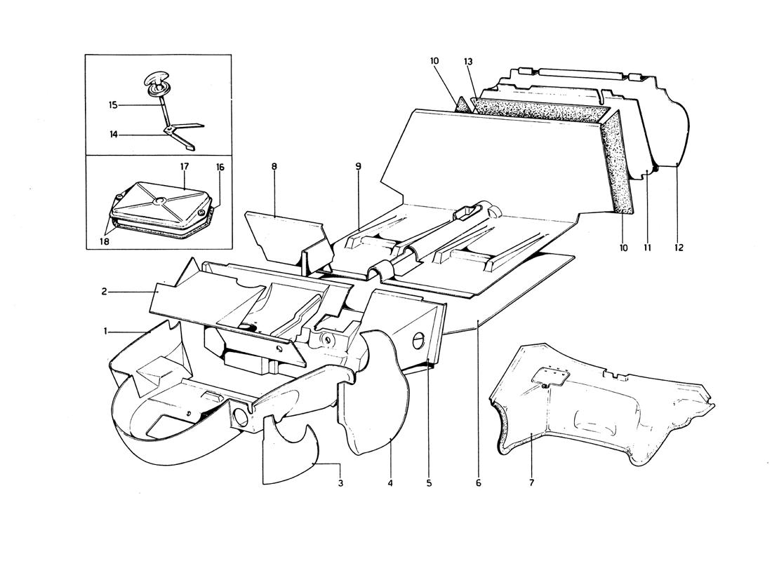 BODY SHELL - INNER ELEMENTS